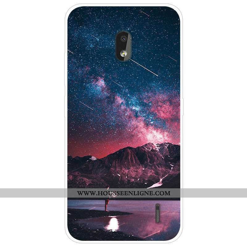 Étui Nokia 2.2 Tendance Silicone Téléphone Portable Protection Gris Dessin Animé Coque