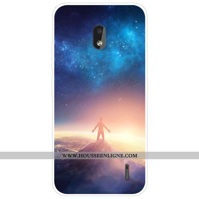 Étui Nokia 2.2 Tendance Silicone Téléphone Portable Protection Gris Dessin Animé Coque