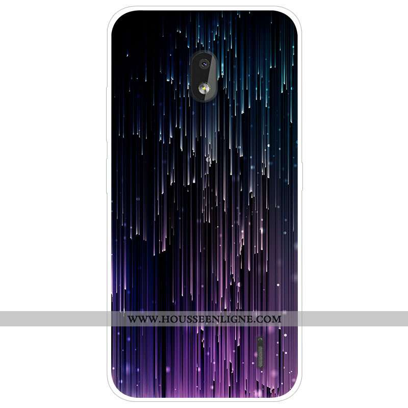 Étui Nokia 2.2 Tendance Silicone Téléphone Portable Protection Gris Dessin Animé Coque