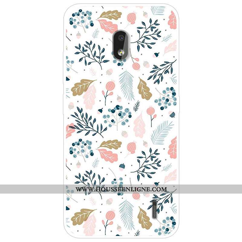 Étui Nokia 2.2 Tendance Silicone Téléphone Portable Protection Gris Dessin Animé Coque