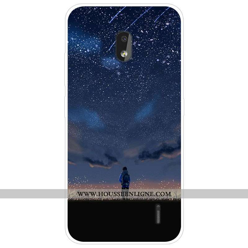 Étui Nokia 2.2 Tendance Silicone Téléphone Portable Protection Gris Dessin Animé Coque