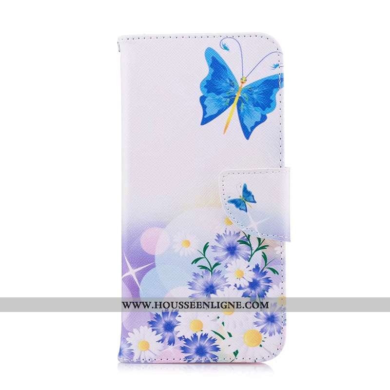 Étui Nokia 2.3 Dessin Animé Cuir Blanc Protection Téléphone Portable Peinture Blanche
