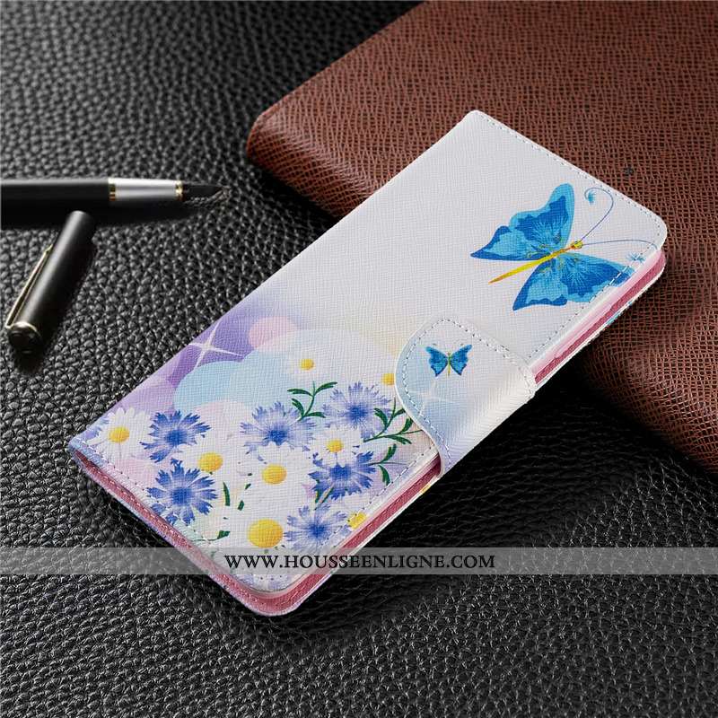 Étui Nokia 2.3 Dessin Animé Cuir Blanc Protection Téléphone Portable Peinture Blanche