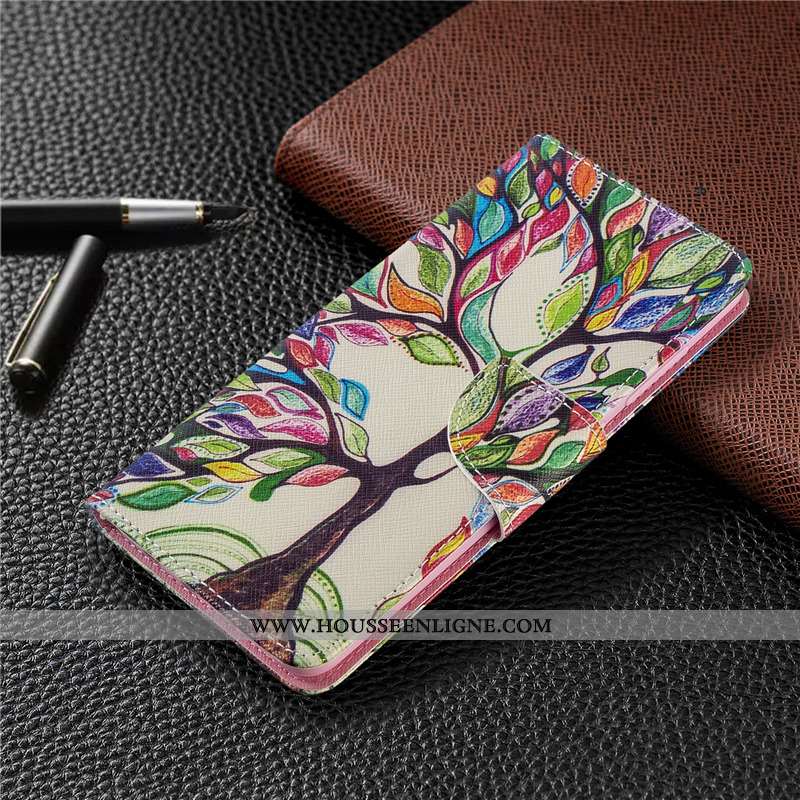 Étui Nokia 2.3 Dessin Animé Cuir Blanc Protection Téléphone Portable Peinture Blanche