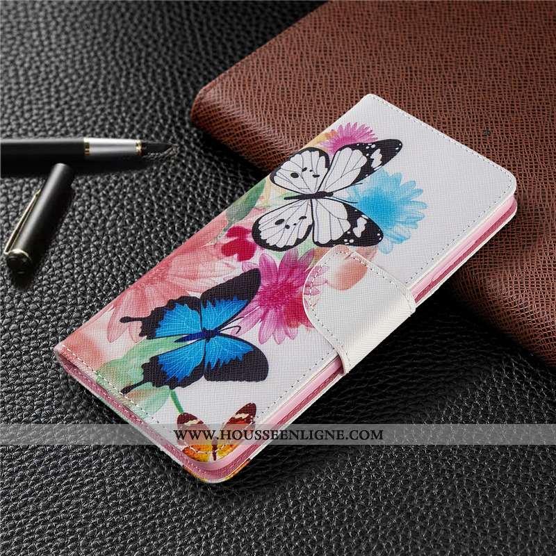 Étui Nokia 2.3 Dessin Animé Cuir Blanc Protection Téléphone Portable Peinture Blanche