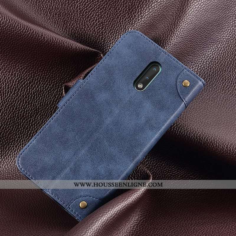 Étui Nokia 2.3 Protection Cuir Téléphone Portable Coque Support Nouveau Noir