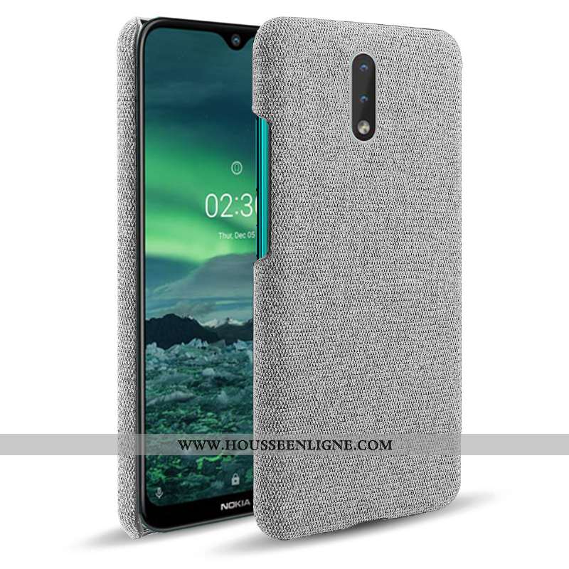 Étui Nokia 2.3 Protection Marron Tissu Coque Téléphone Portable