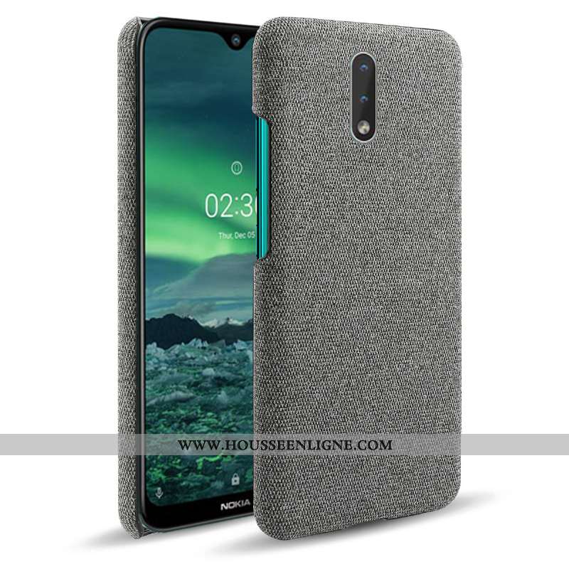 Étui Nokia 2.3 Protection Marron Tissu Coque Téléphone Portable
