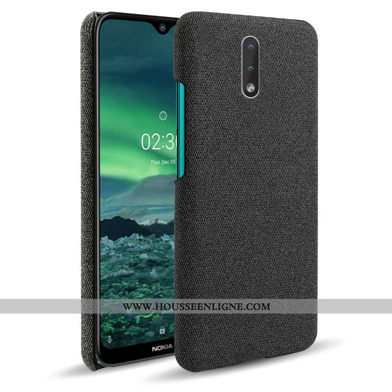 Étui Nokia 2.3 Protection Marron Tissu Coque Téléphone Portable