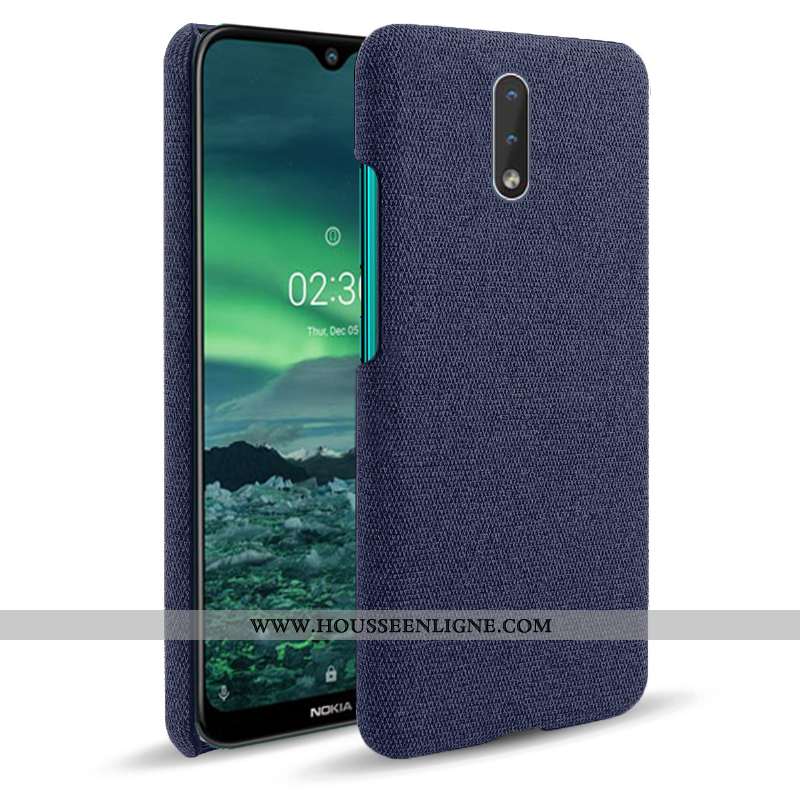 Étui Nokia 2.3 Protection Marron Tissu Coque Téléphone Portable