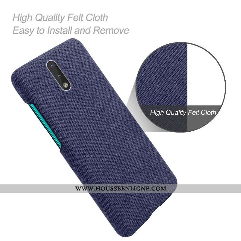 Étui Nokia 2.3 Protection Marron Tissu Coque Téléphone Portable