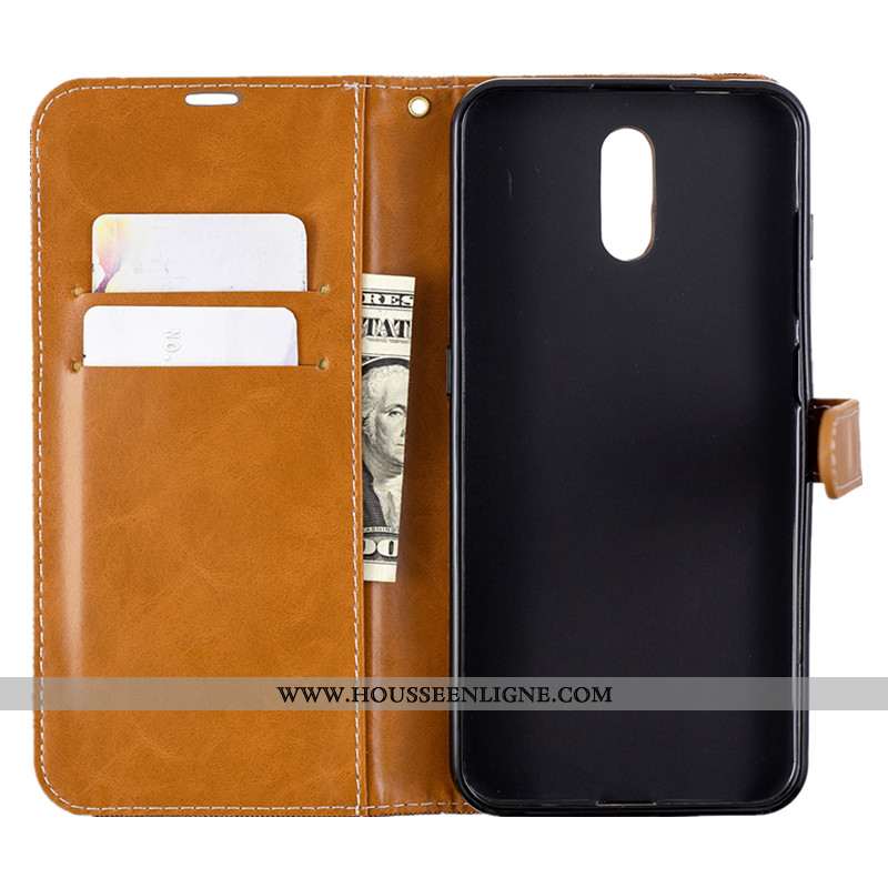 Étui Nokia 2.3 Tendance Cuir Housse Créatif Protection Téléphone Portable Rouge Rose