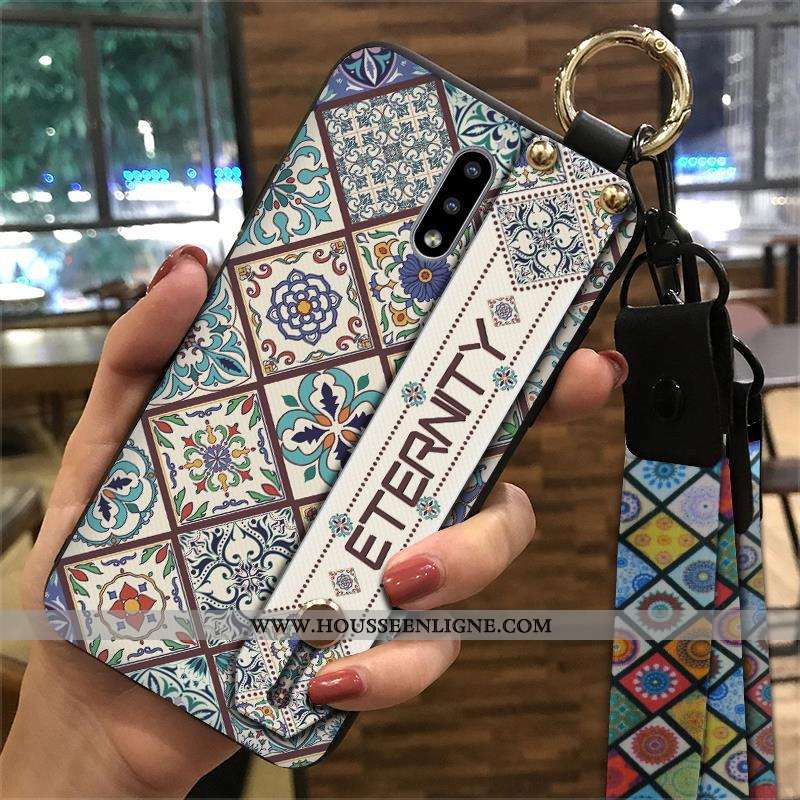 Étui Nokia 2.3 Vintage Fluide Doux Téléphone Portable Support Style Chinois Vert Ornements Suspendus
