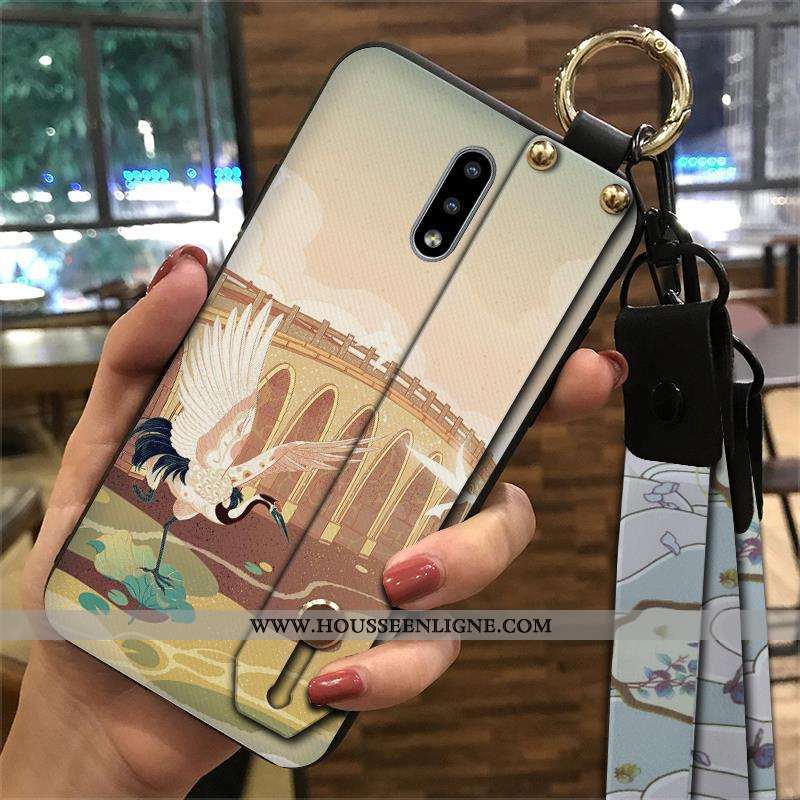 Étui Nokia 2.3 Vintage Fluide Doux Téléphone Portable Support Style Chinois Vert Ornements Suspendus