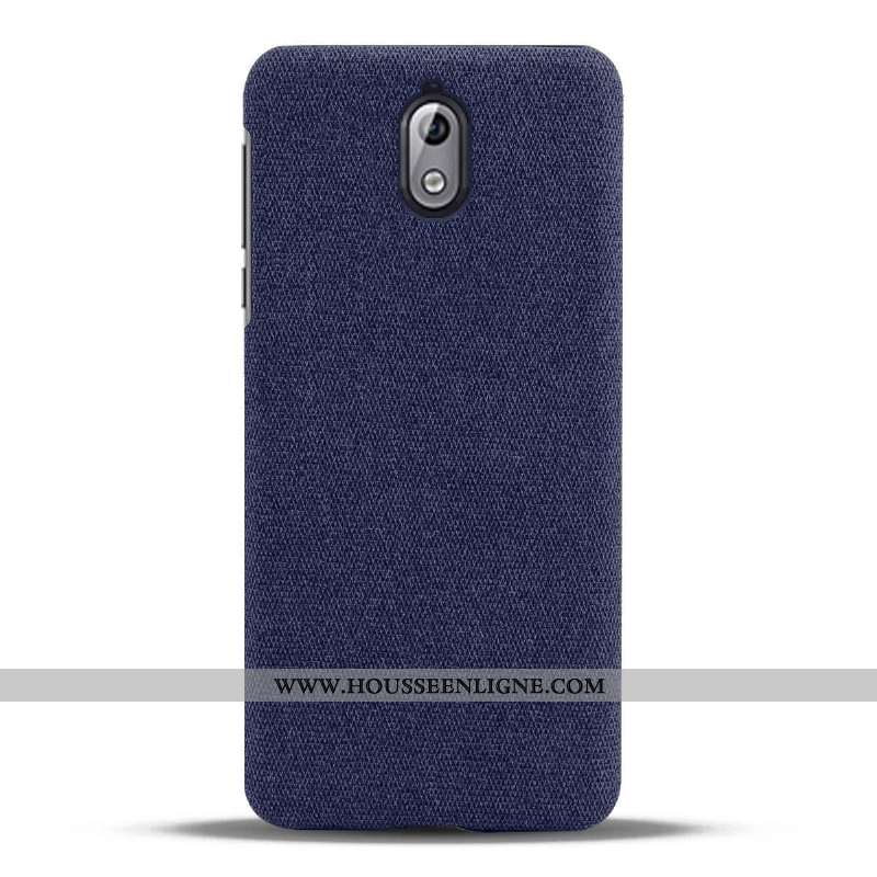 Étui Nokia 3.1 Légère Ultra Antidérapant Coque Gris Tissu