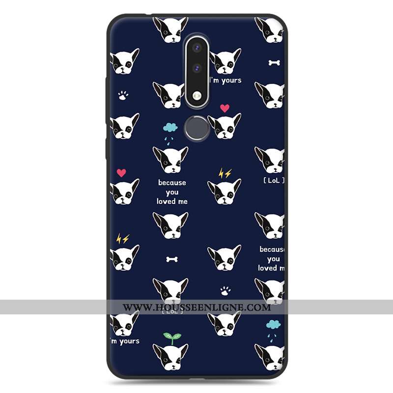 Étui Nokia 3.1 Plus Charmant Tendance Dessin Animé Téléphone Portable Incassable Coque Rouge