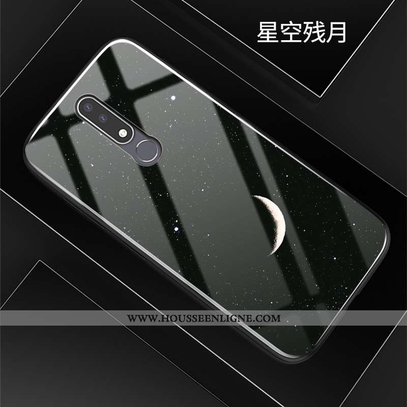 Étui Nokia 3.1 Plus Personnalité Créatif Incassable Verre Protection Nouveau Téléphone Portable Roug