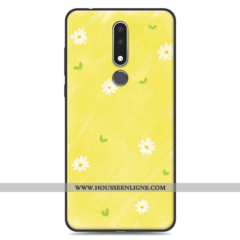 Étui Nokia 3.1 Plus Silicone Protection Coque Tendance Tout Compris Incassable Blanche