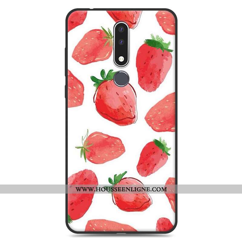 Étui Nokia 3.1 Plus Silicone Protection Coque Tendance Tout Compris Incassable Blanche