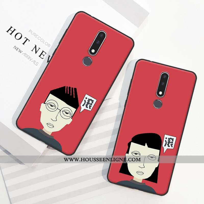 Étui Nokia 3.1 Plus Silicone Protection Coque Tendance Tout Compris Incassable Blanche