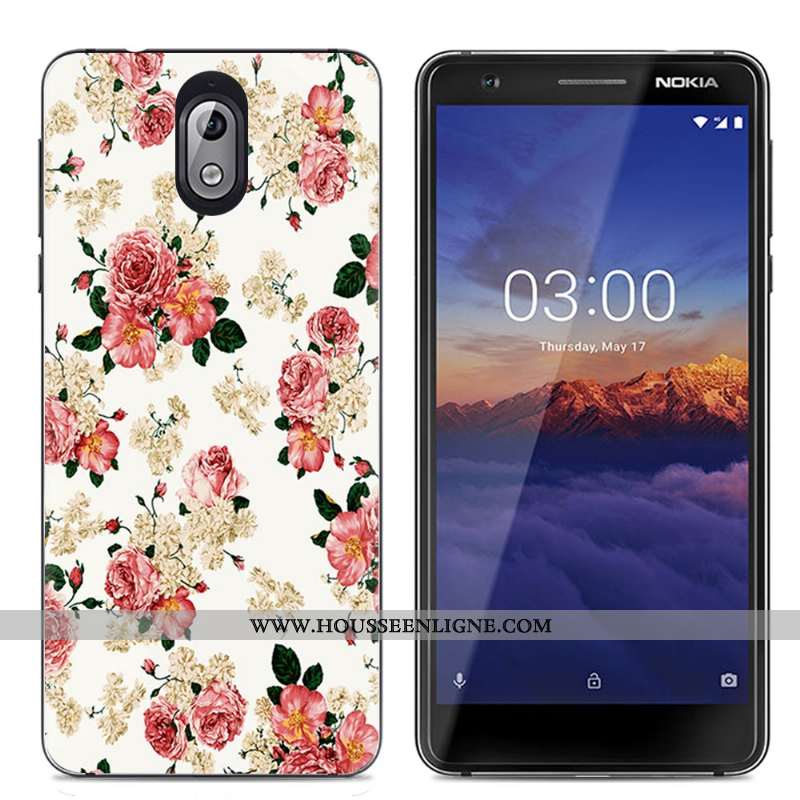 Étui Nokia 3.1 Protection Transparent Téléphone Portable Coque Créatif Multicolore Coloré