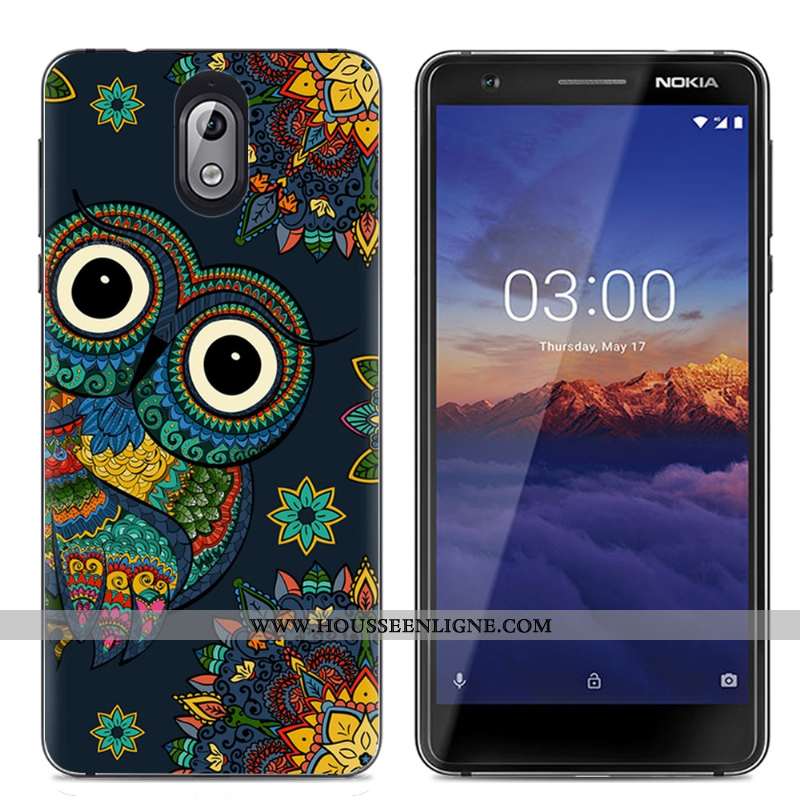 Étui Nokia 3.1 Protection Transparent Téléphone Portable Coque Créatif Multicolore Coloré