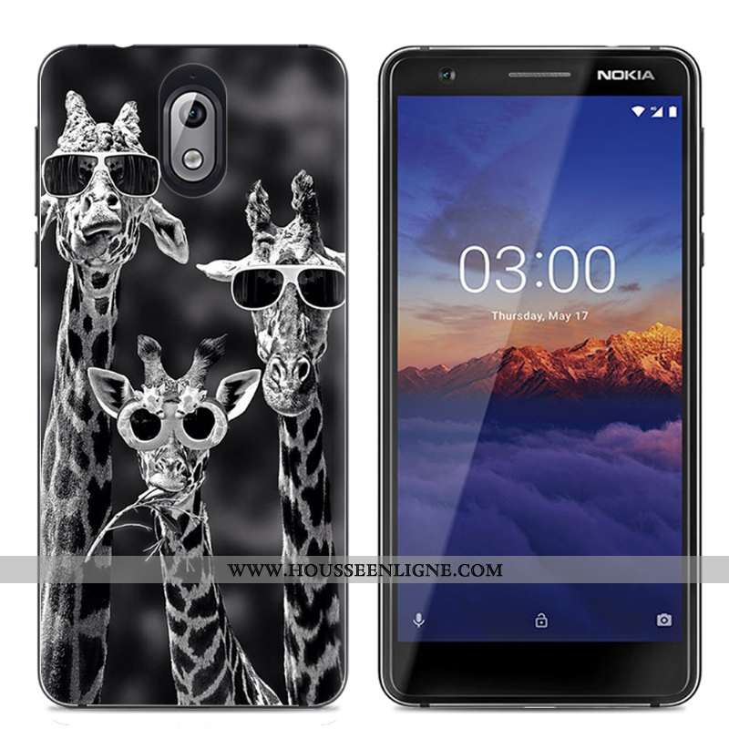 Étui Nokia 3.1 Protection Transparent Téléphone Portable Coque Créatif Multicolore Coloré