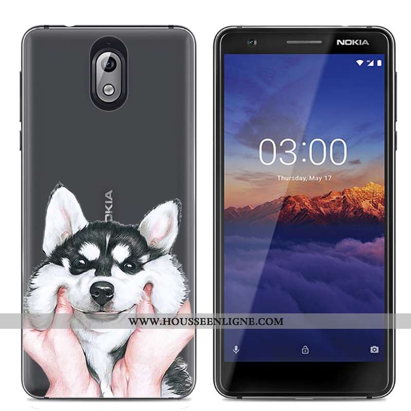 Étui Nokia 3.1 Protection Transparent Téléphone Portable Coque Créatif Multicolore Coloré