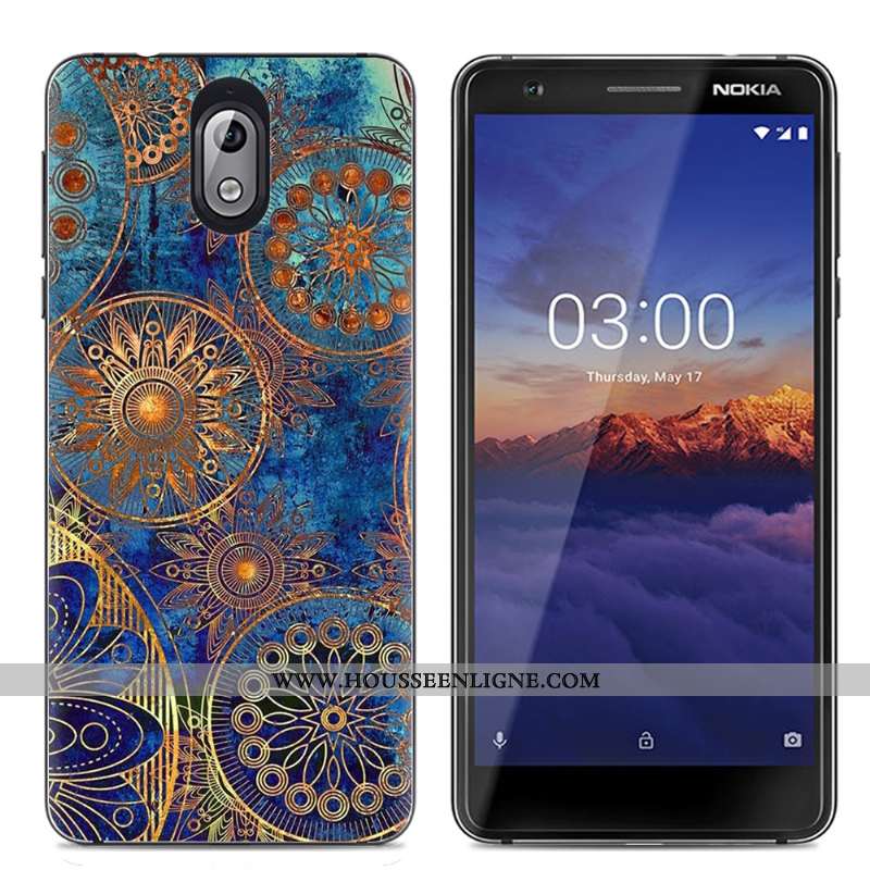 Étui Nokia 3.1 Protection Transparent Téléphone Portable Coque Créatif Multicolore Coloré