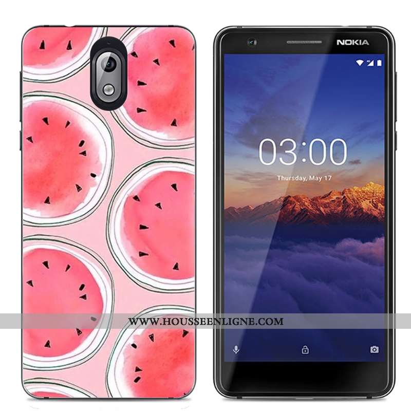 Étui Nokia 3.1 Protection Transparent Téléphone Portable Coque Créatif Multicolore Coloré