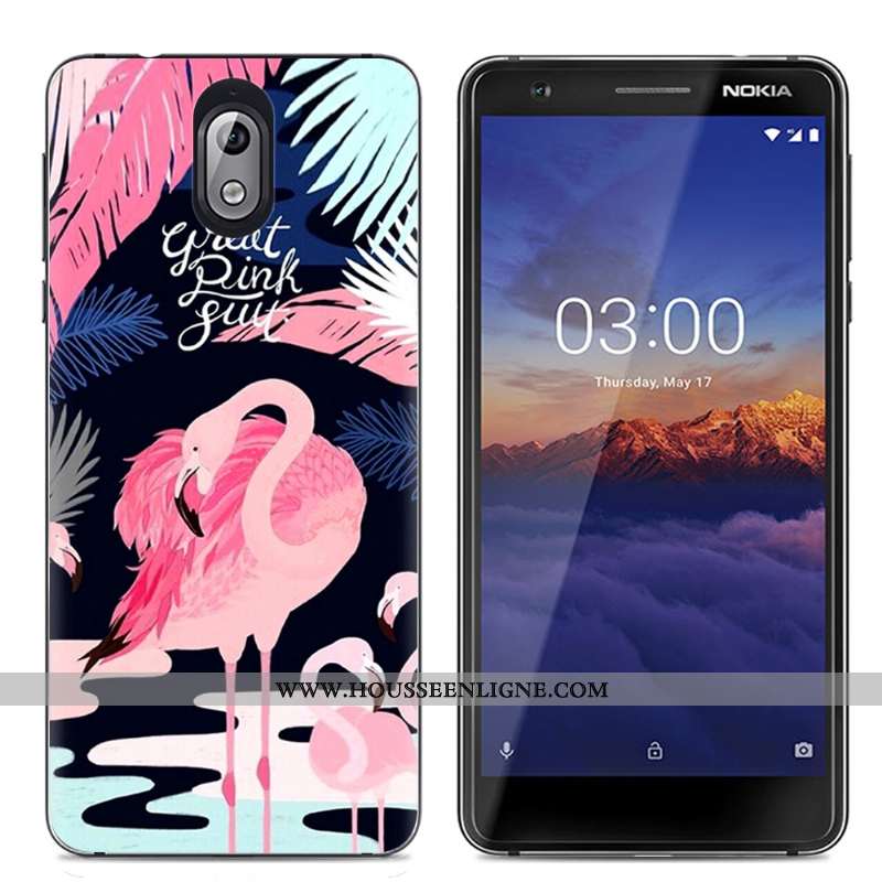 Étui Nokia 3.1 Protection Transparent Téléphone Portable Coque Créatif Multicolore Coloré