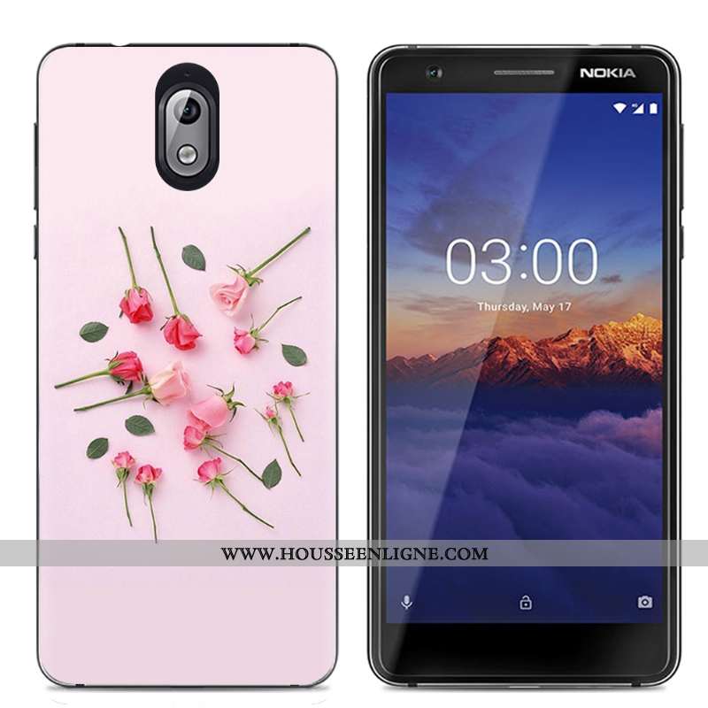 Étui Nokia 3.1 Protection Transparent Téléphone Portable Coque Créatif Multicolore Coloré