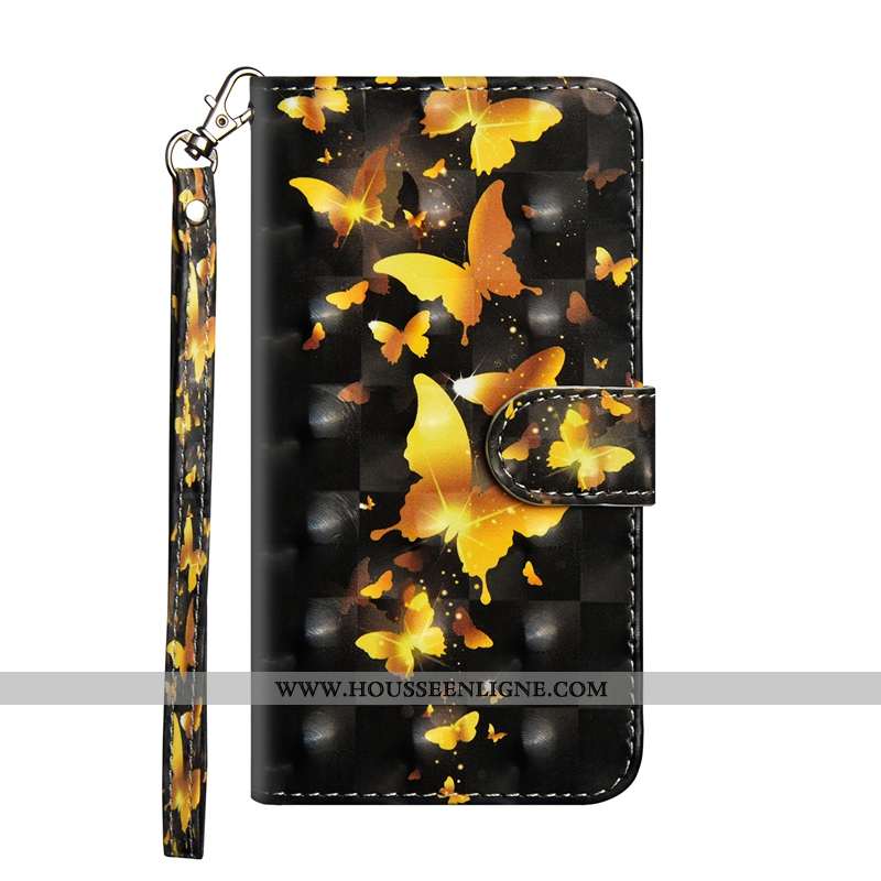 Étui Nokia 3.2 Cuir Fluide Doux Silicone Or Personnalité Clamshell Incassable Doré