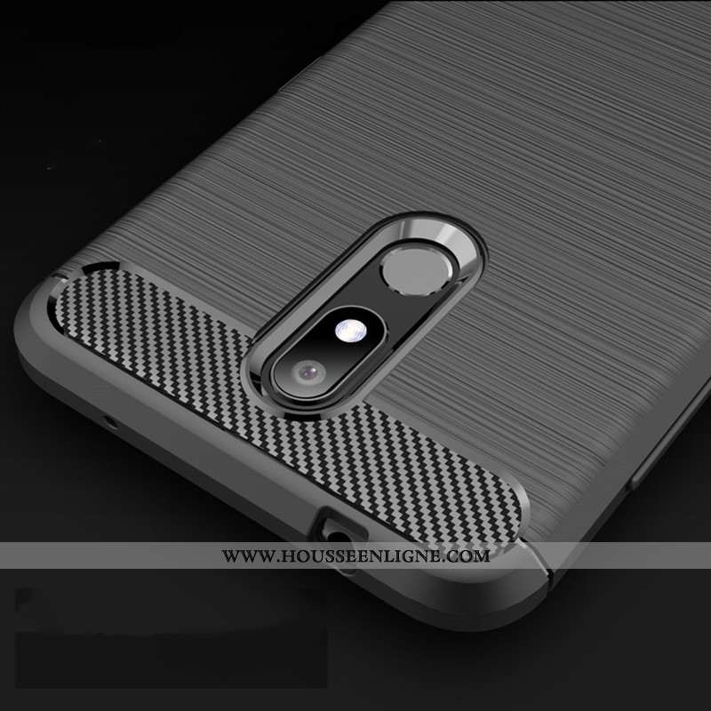 Étui Nokia 3.2 Fluide Doux Silicone Noir Fibre Tout Compris Protection