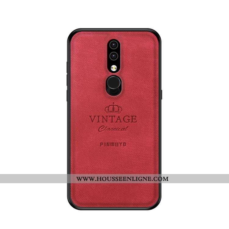 Étui Nokia 4.2 Créatif Modèle Fleurie Gris Antidérapant Téléphone Portable Coque Toile