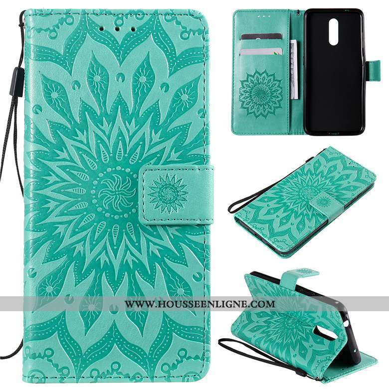 Étui Nokia 4.2 Cuir Protection Vert Téléphone Portable Coque Verte