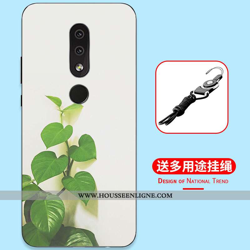 Étui Nokia 4.2 Dessin Animé Fluide Doux Tout Compris Simple Incassable Silicone Bleu Foncé