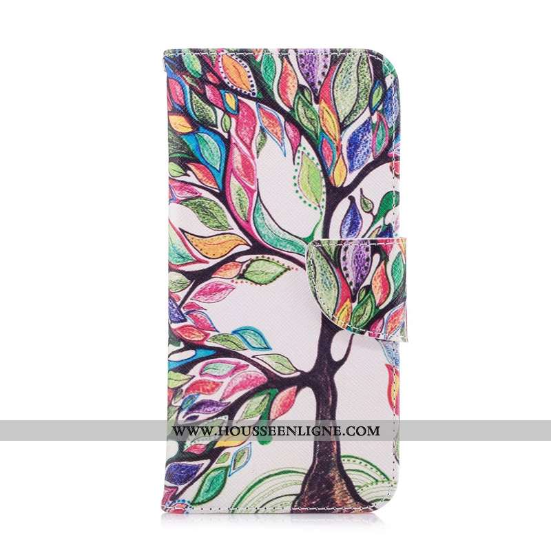 Étui Nokia 5.1 Dessin Animé Cuir Protection Téléphone Portable Multicolore Peinture Coloré
