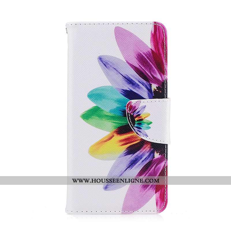 Étui Nokia 5.1 Dessin Animé Cuir Protection Téléphone Portable Multicolore Peinture Coloré