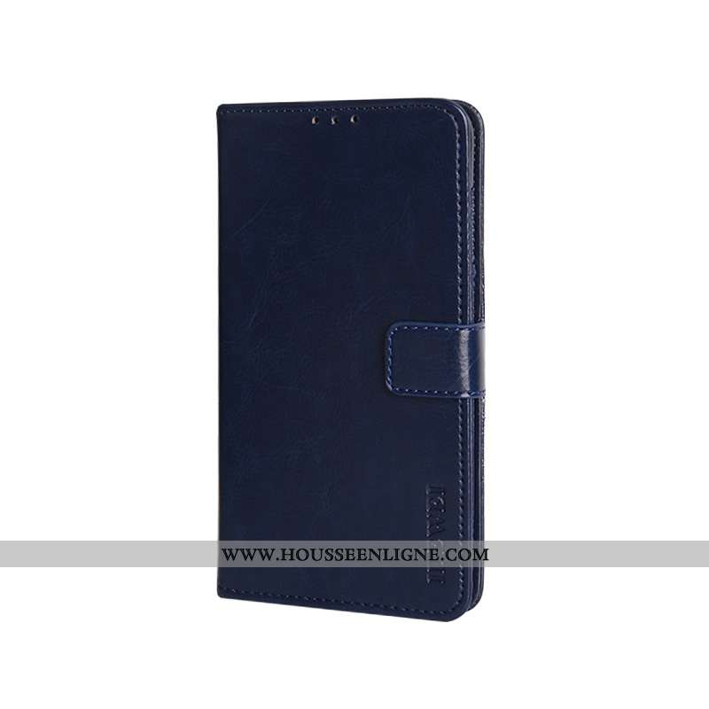 Étui Nokia 5.1 Plus Cuir Protection Portefeuille Housse Rouge Téléphone Portable
