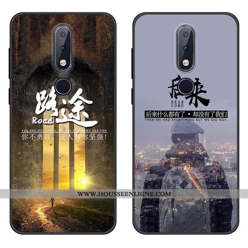 Étui Nokia 5.1 Plus Tendance Fluide Doux Tout Compris Téléphone Portable Silicone Protection Coque G