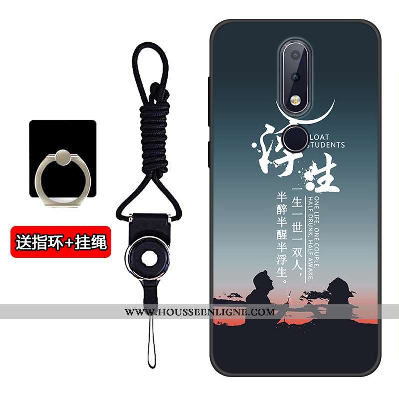 Étui Nokia 5.1 Plus Tendance Fluide Doux Tout Compris Téléphone Portable Silicone Protection Coque G