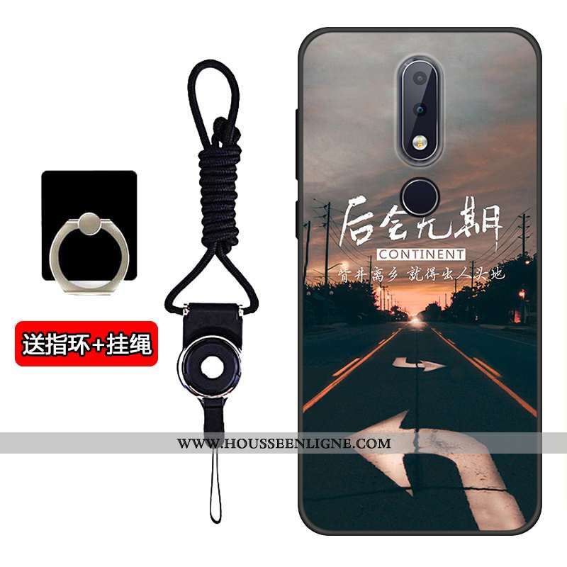 Étui Nokia 5.1 Plus Tendance Fluide Doux Tout Compris Téléphone Portable Silicone Protection Coque G
