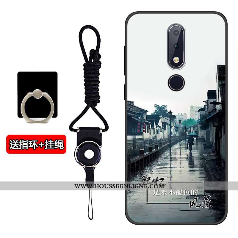 Étui Nokia 5.1 Plus Tendance Fluide Doux Tout Compris Téléphone Portable Silicone Protection Coque G