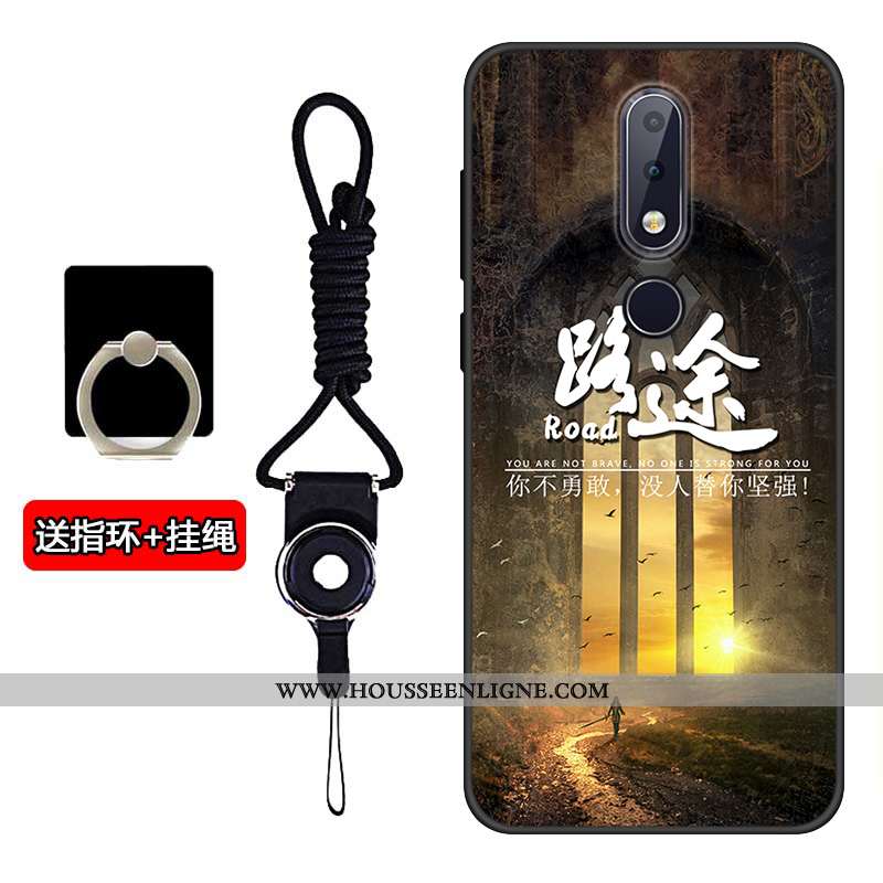 Étui Nokia 5.1 Plus Tendance Fluide Doux Tout Compris Téléphone Portable Silicone Protection Coque G