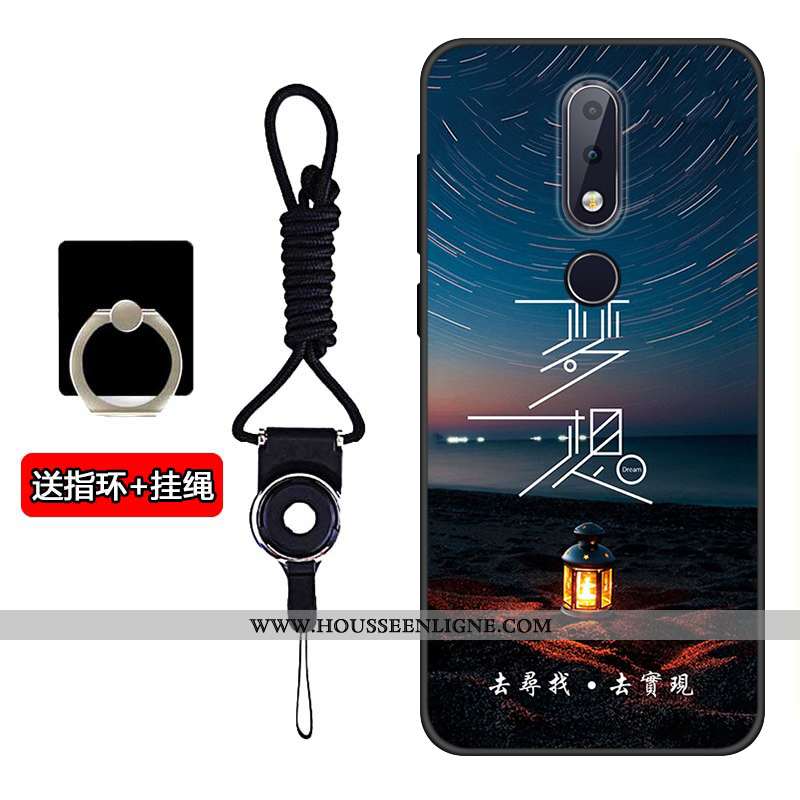 Étui Nokia 5.1 Plus Tendance Fluide Doux Tout Compris Téléphone Portable Silicone Protection Coque G