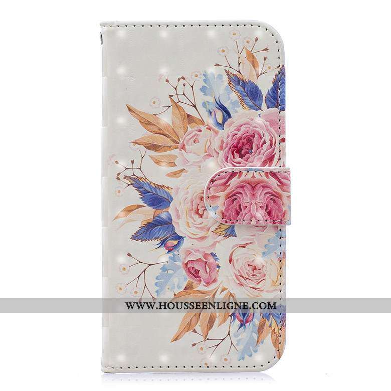 Étui Nokia 5.1 Protection Cuir Bleu Incassable Peinture Housse