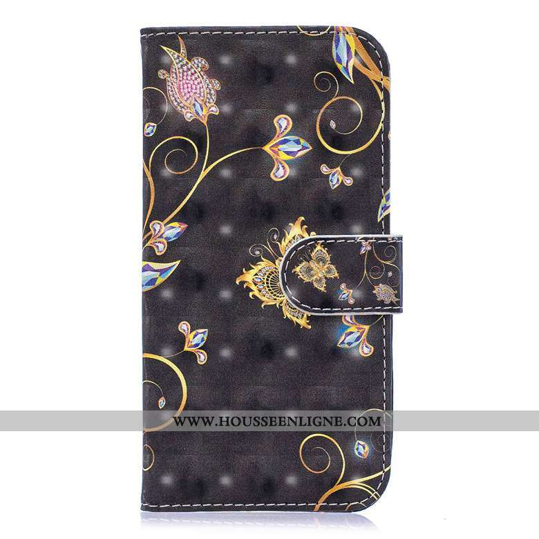 Étui Nokia 5.1 Protection Cuir Bleu Incassable Peinture Housse