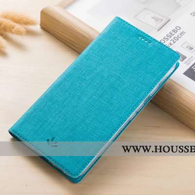 Étui Nokia 5.1 Protection Cuir Téléphone Portable Clamshell Bleu Coque