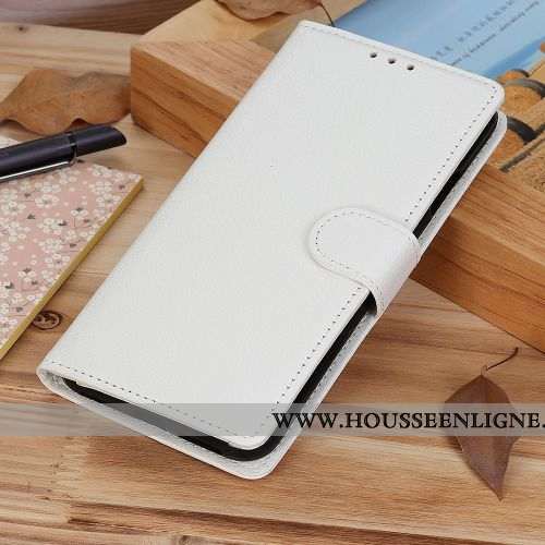 Étui Nokia 5.1 Protection Portefeuille Téléphone Portable Coque Blanc Incassable Blanche